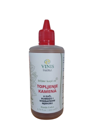 Tinktura za topljenje kamena u žuči, bubregu i mokraćnom mjehuru